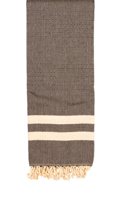Massall ASSOS Beach Towel I Black I 380 gr - Massall